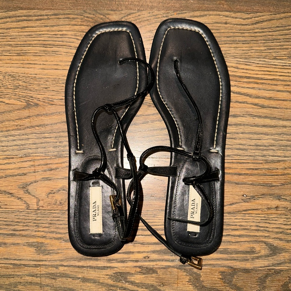 Prada T-strap Sandals
